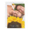 Your Photo Wedding Invitation with Sunflower