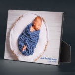 Your PHOTO with Built in Stand Plaque<br><div class="desc">A frameless, timeless way to display favourite photos or artwork! Perfect for newborn, family photos, graduation, wedding keepsake, engagement gift, family reunion, or any other special event. Simply upload your favourite photo - choose "personalise further" then Design Placement (on the left) to choose vertical or horizontal layout - adjust the...</div>