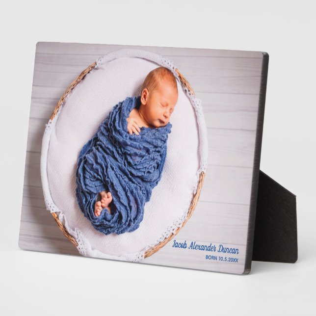 Your PHOTO with Built in Stand Plaque (Side)