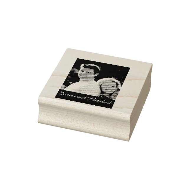 Your Photo Wood Art Stamp (Stamp)