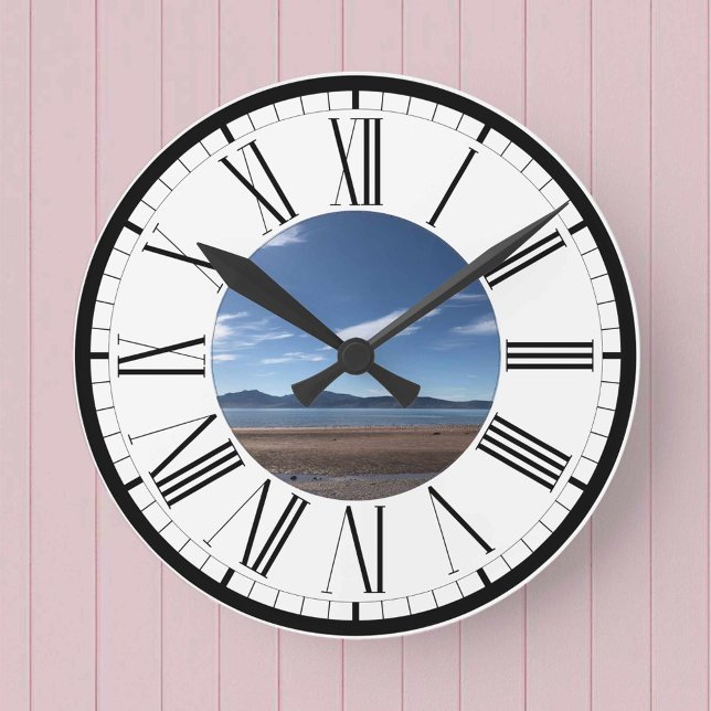 Your Photograph on a Personalised Round Clock (Creator Uploaded)