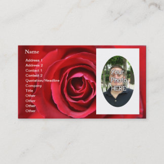 Your Photograph with a Beautiful Border Business Card