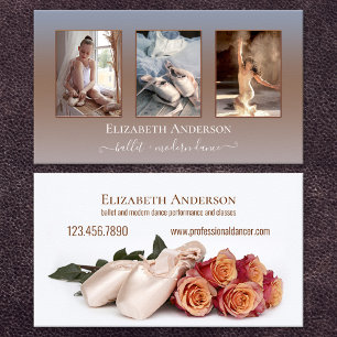 Your Photos Ballet Modern Dance  Business Card