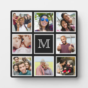 YOUR Photos & Monogram custom plaque