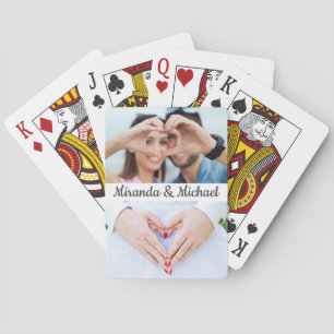 YOUR Photos & Name(s) custom playing cards