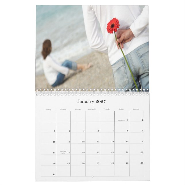 Your Photos on Every Page Calendar (Jan 2027)