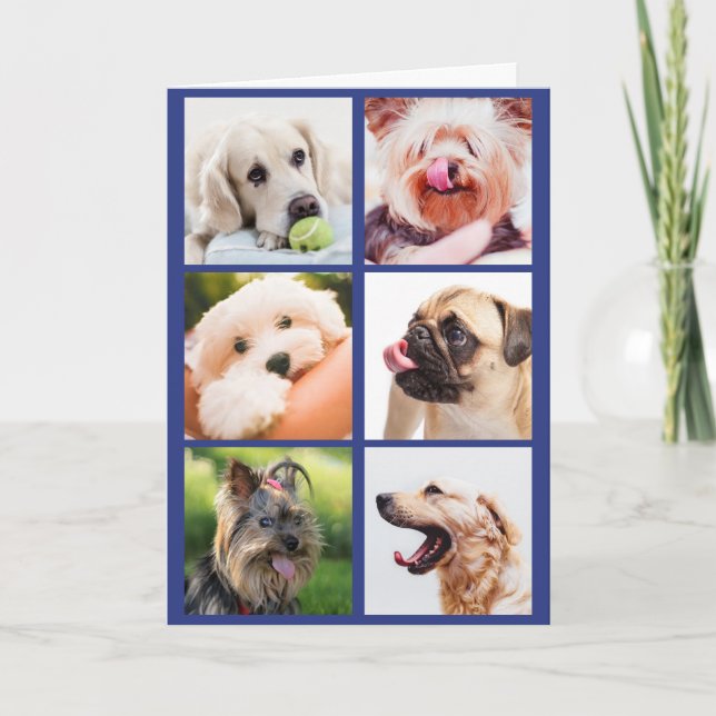 YOUR Photos or Cute Dogs custom greeting card (Front)
