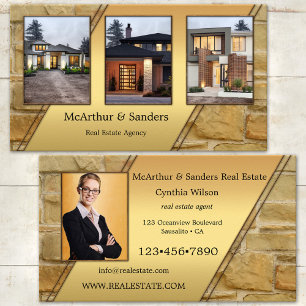 Your Photos Portfolio Real Estate Business Card