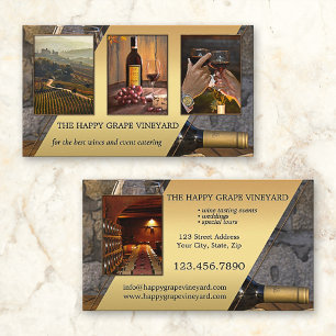 Your Photos Portfolio Vineyard Winery Business Card