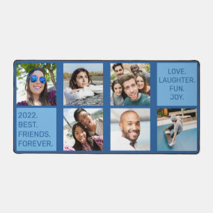 YOUR Photos, Text & Color Desk Mat