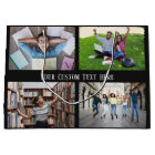 YOUR PHOTOS, TEXT & COLOR large gift bag