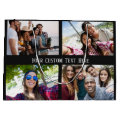 YOUR PHOTOS, TEXT & COLOR large gift bag | Zazzle