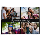 YOUR PHOTOS, TEXT & COLOR large gift bag