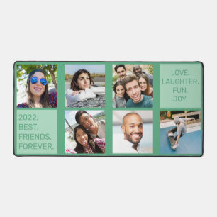 YOUR Photos, Text & Colour Desk Mat
