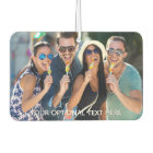 YOUR PHOTOS & TEXT custom car air freshner