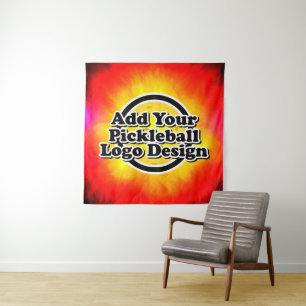 Your Pickleball Logo Tapestry