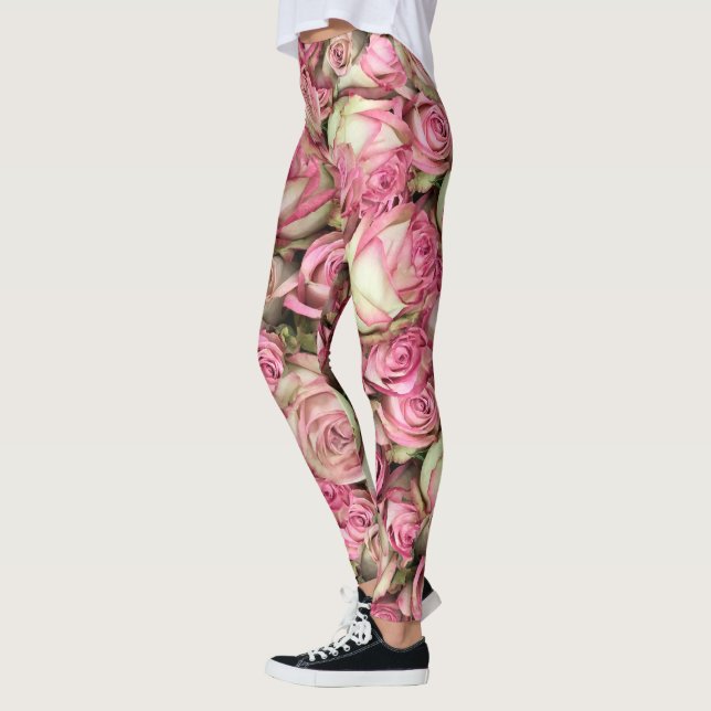 Your Pink Roses Leggings (Left)
