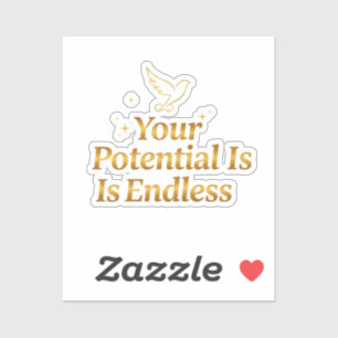 Your Potential Is Endless Dove Gold Motivation