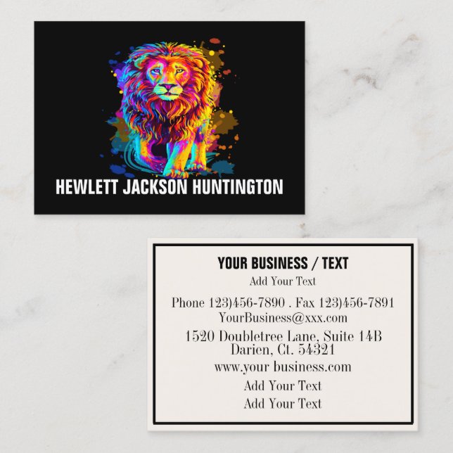 Your Powerful Business Card (Front/Back)