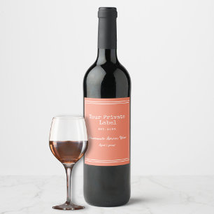 Your Private Label Homemade Apricot Wine