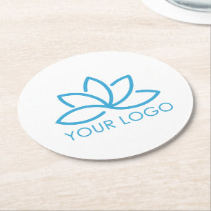 Your Professional Business Logo Round Paper Coaster
