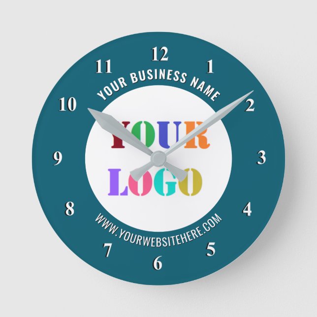 Your Promotional Branded Business Clock Template (Front)