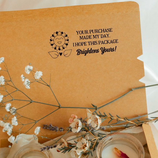 Your Purchase Made My Day, Packaging  Rubber Stamp (Creator Uploaded)