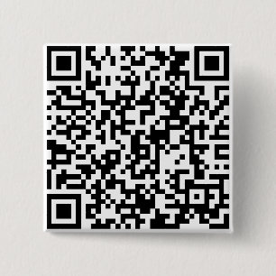 Your QR code 15 Cm Square Badge