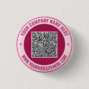 Your QR Code and Custom Text Button Choose Colours