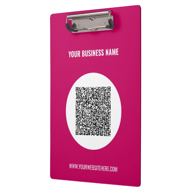 Your QR Code Custom Text Clipboard Choose Colours (Left)