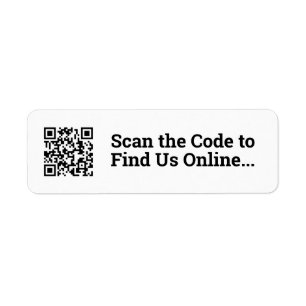 Your QR Code Design Return Address Label
