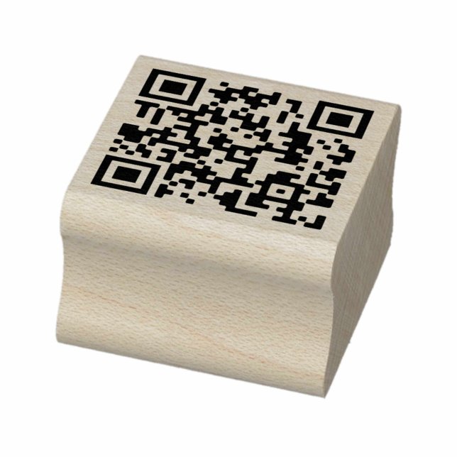 Your QR Code Plus Business Details Rubber Stamp (Creator Uploaded)