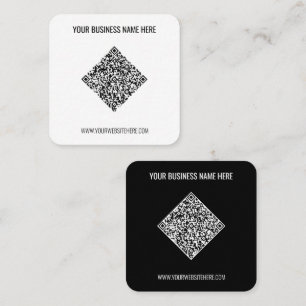 Your QR Code Promotional Business Cards Example