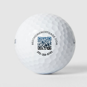 Your QR Code Scan Company Website Phone Golf Balls