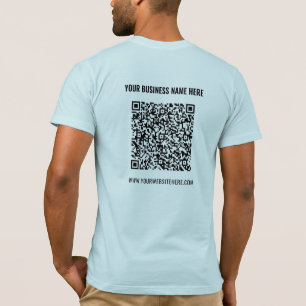 Your QR Code Scan Custom Name Website T-Shirt Gift