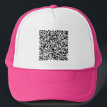 Your QR Code Scan Info Business Promotion Hat Gift<br><div class="desc">Trucker Hat with Your QR Code Scan Info or Logo / Photo / or Text Promotional Business or Modern Personal Hats / Gift - Add Your QR Code - Image or Logo - photo / or Text / Information - Resize and move elements with Customisation tool. Good Luck - Be...</div>
