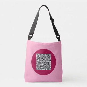 Your QR Code Scan Info Custom Colour Personalised Crossbody Bag