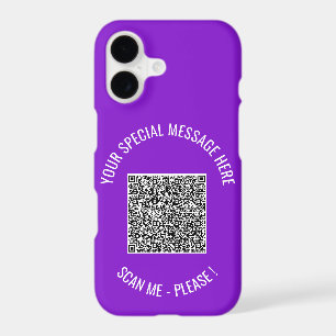 Your QR Code Scan Info Custom Text and Colours