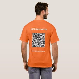 Your QR Code Scan Info Name Website T-Shirt Gift