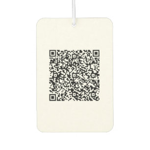 Your QR Code Scan Info Personalised Air Freshener