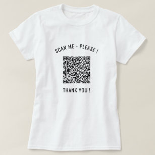 Your QR Code Scan Info Personalised Funny T-Shirt