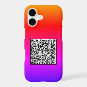 Your QR Code Scan Info Personalised iPhone Case