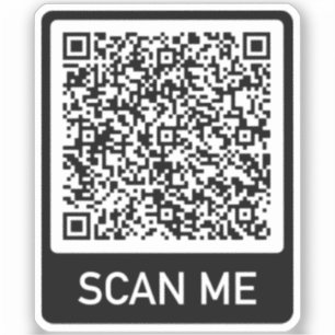 Your QR Code Scan Info Personalized Sticker
