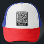 Your QR Code Scan Info Personalized Trucker Hat<br><div class="desc">Design Your Own Personalized Trucker Hats with Your QR Code Scan Info Professional Design Promotional Business or Personal Funny Hats / Caps Gift - Add Your QR Code - Image - Photo or Company Logo - Resize and Move or Remove / Add Elements - Image / Text with Customization Tool....</div>