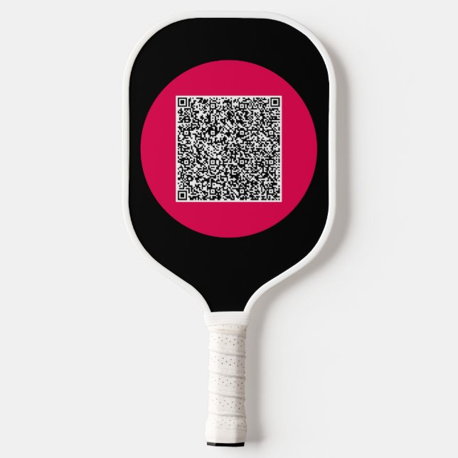 Your QR Code Scan Pickleball Paddle Custom Colours (Back)