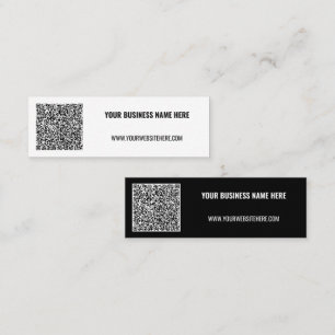 Your QR Code Text and Colours Modern Business Card