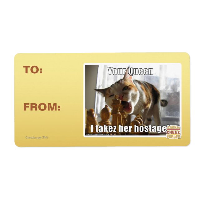 Your Queen, I takez her hostage (Front)