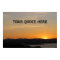 Your Quote Here Sunset Poster