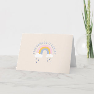 Your Rainbow Is Coming Gift Bag Card
