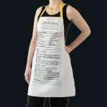 Your Recipe Editable Colour Personalised Apron<br><div class="desc">This lovely design can be customised to your favourite colour combinations. Matching adult and junior designs available. Makes a great gift! Find stylish stationery and gifts at our shop: www.berryberrysweet.com.</div>